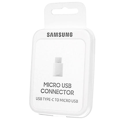 Adaptor Date si Incarcare microUSB - USB-C Samsung, Alb EE-GN930BWEGWW