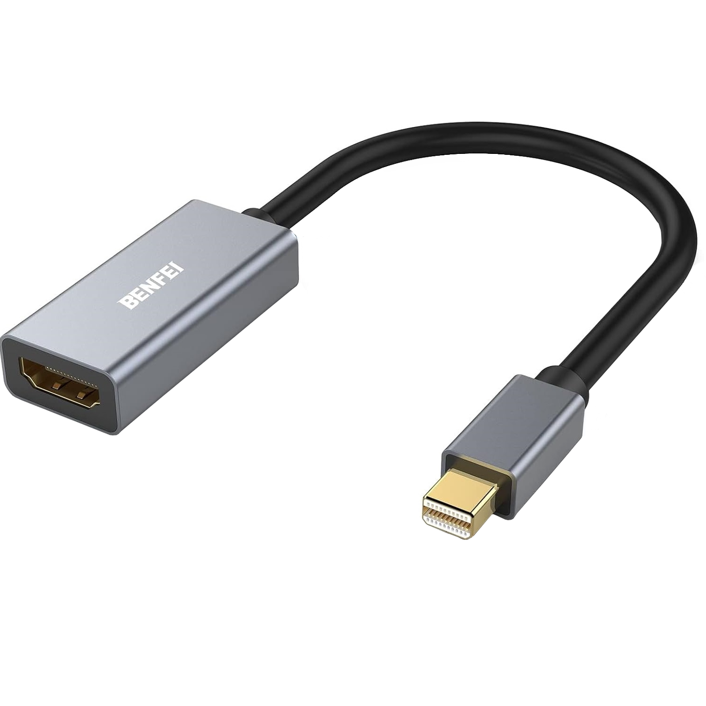 Adaptor Video Benfei, MiniDisplayPort - HDMI, Gri