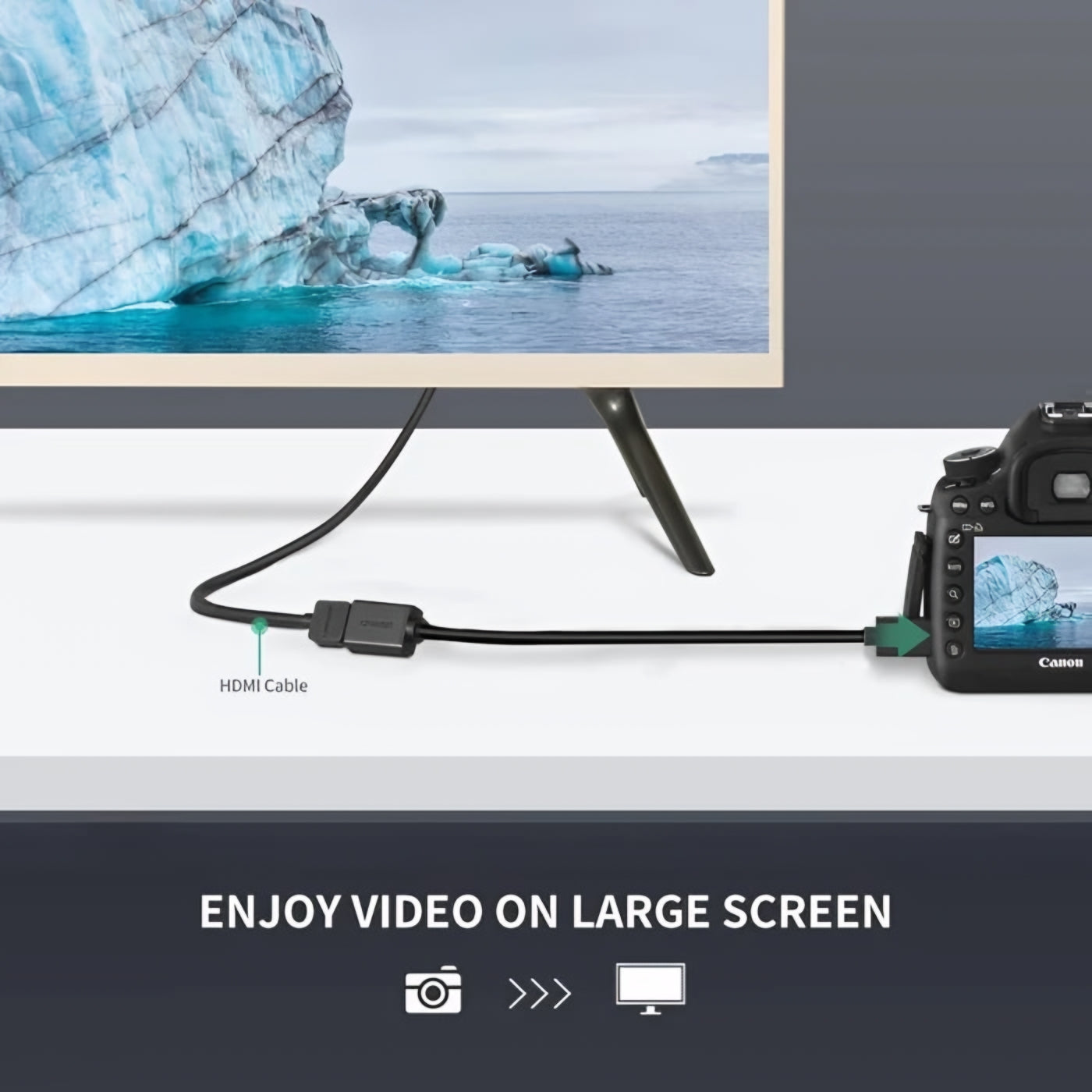 Adaptor Video UGREEN 20137, miniHDMI - HDMI, 4K, Negru