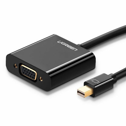 Adaptor Video UGREEN, MiniDisplayPort - VGA, 1080P, Negru