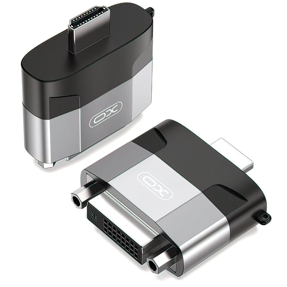 Adaptor Video XO Design GB013, HDMI - DVI, 1080P, Gri
