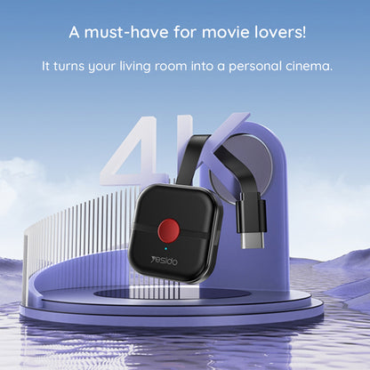 Adaptor Wireless Multimedia Yesido TV10, Negru