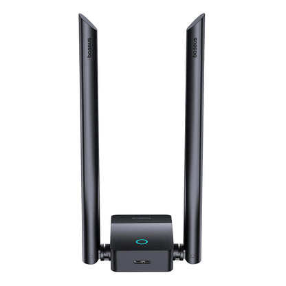 Adaptor Wireless Baseus FastJoy, Dual Band, Wi-Fi 6, 1300Mbps, Negru B01317600111-05