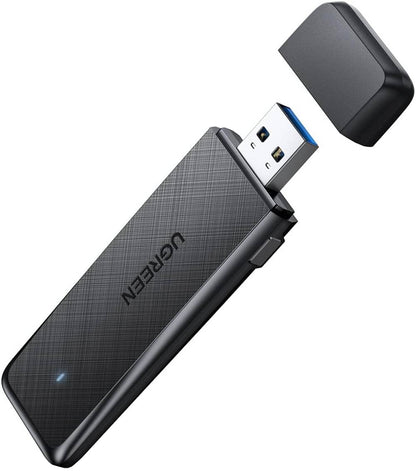 Adaptor Wireless UGREEN CM492, Dual Band, 1300Mbps, Gri