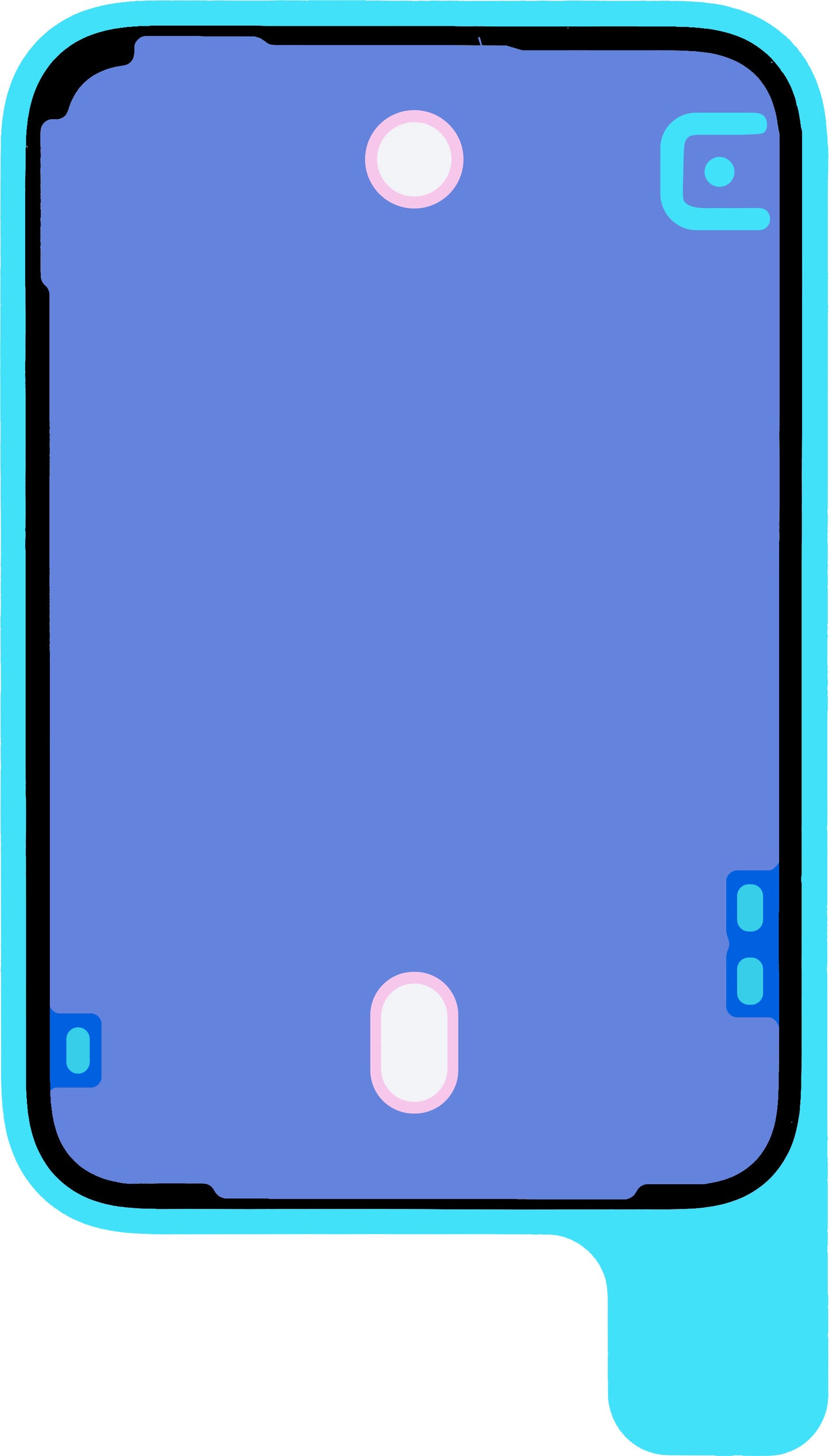 Adeziv Capac Baterie Apple iPhone 17 Pro, Service Pack 923-12849