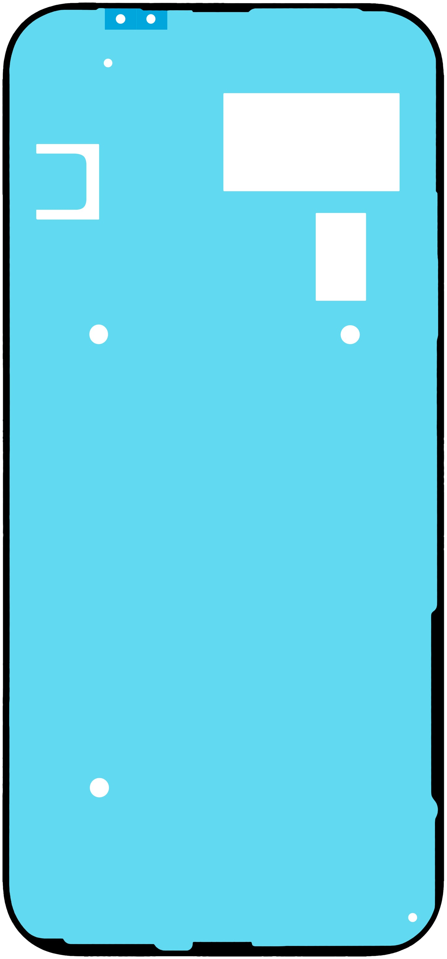 Adeziv Capac Baterie Google Pixel 9a, Service Pack G806-12186-01