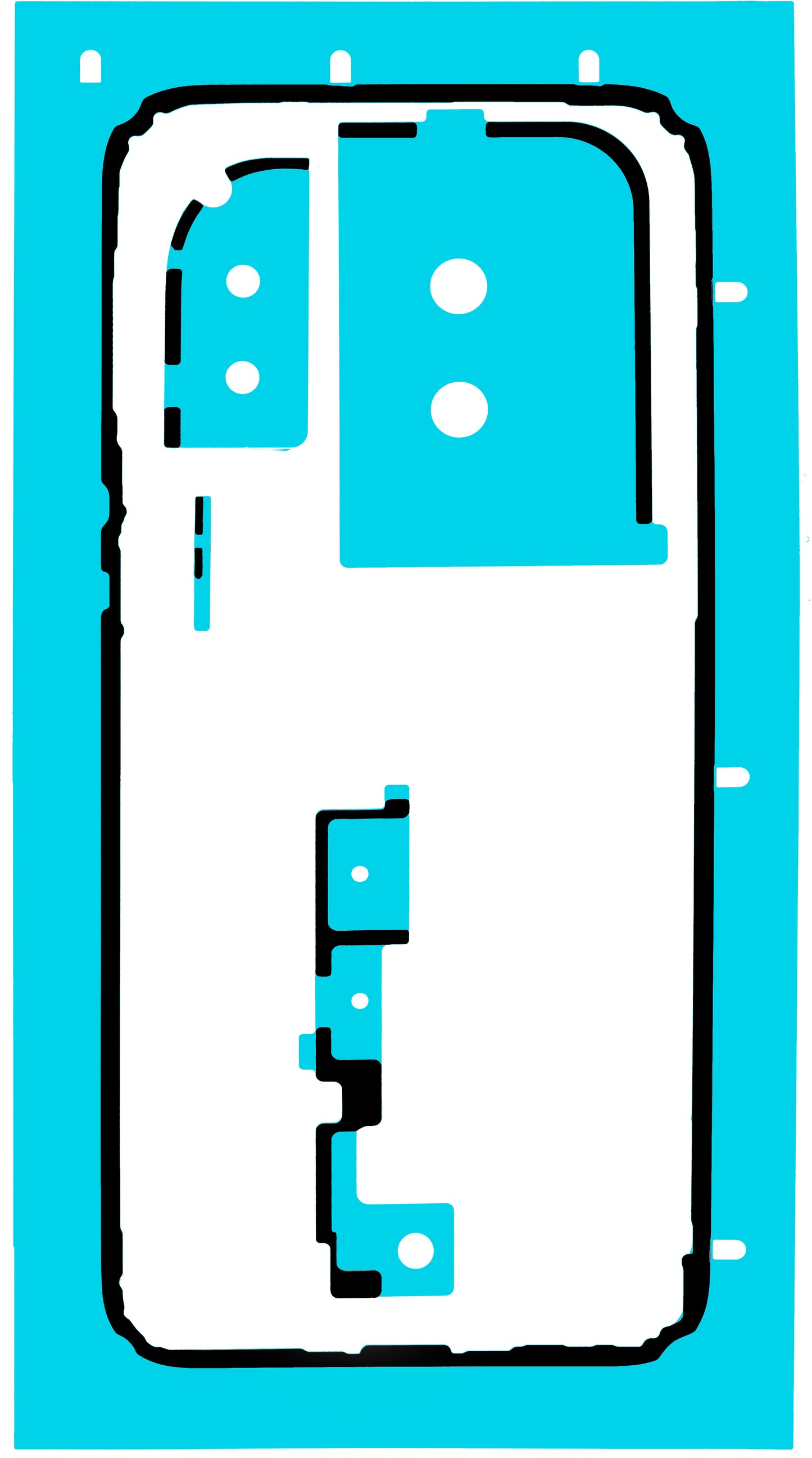 Adeziv Capac Baterie Huawei Pura 80 Pro / Pura 80 Ultra, Service Pack 51630MRC