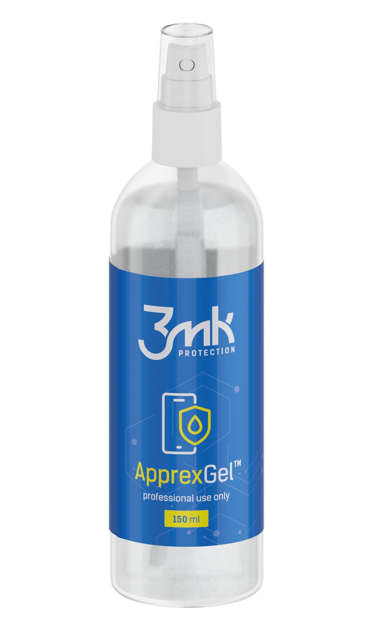 Solutie Gel 3MK ApprexGel pentru aplicare Folie Protectie Plastic / Silicon, 150ml