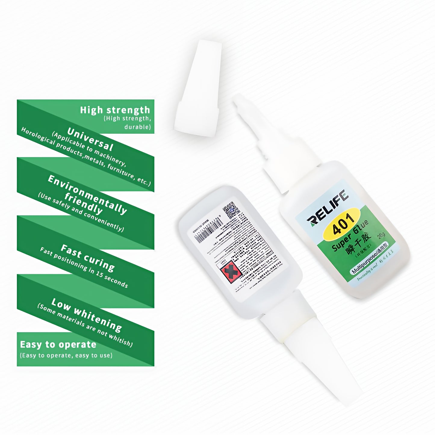 Adeziv Lichid Super Glue Relife RL-401, 20ml