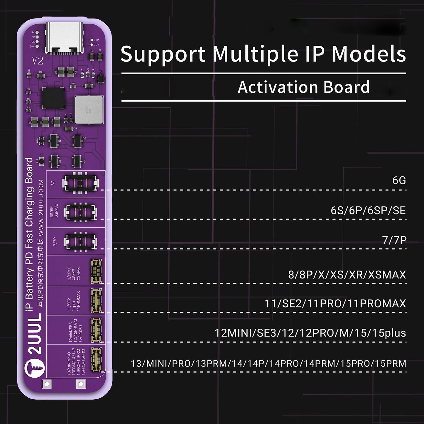 Alimentator Placa 2UUL BT01 pentru Apple iPhone 6 - 15 Pro Max Series