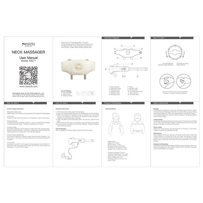 Aparat Masaj Gat Yesido MG11, Bej