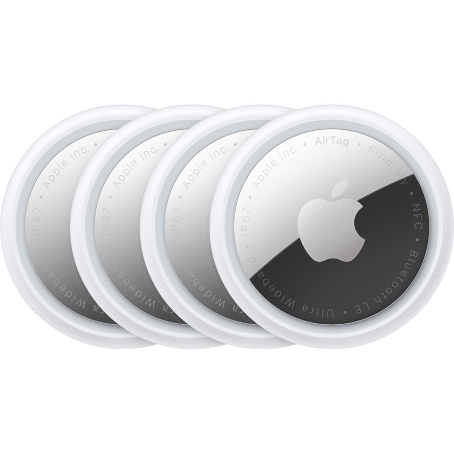Apple AirTag, Set 4 Bucati, Alb MX542LL/A