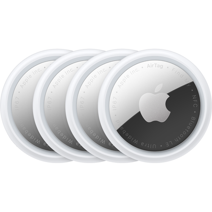 Apple AirTag, Set 4 Bucati, Alb MX542AM/A