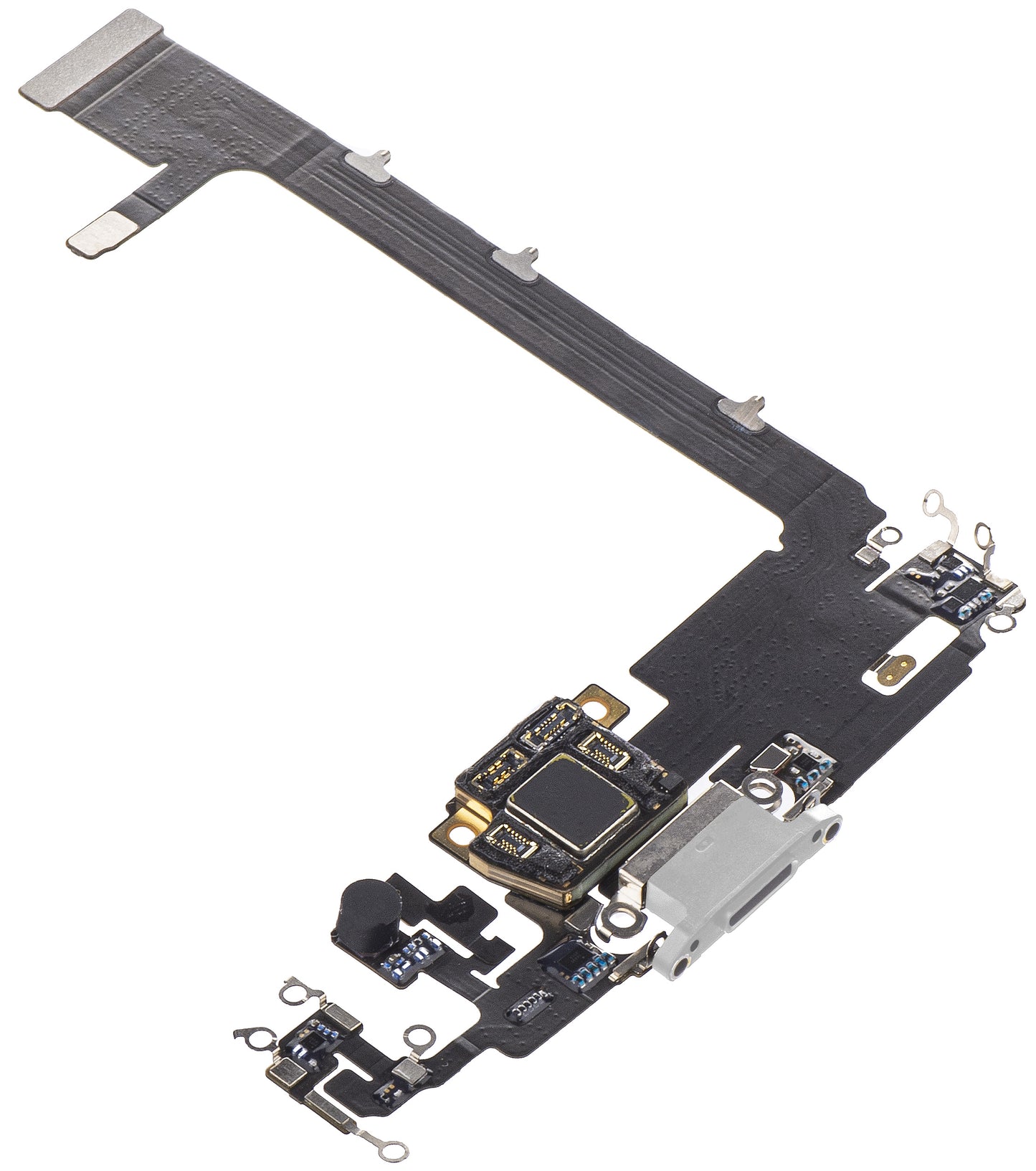 Banda Cu Conector Incarcare / Date - Microfon Apple iPhone 11 Pro Max, Argintiu