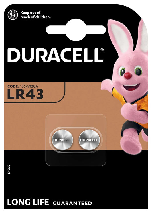 Baterie Duracell, LR43, Set 2 bucati