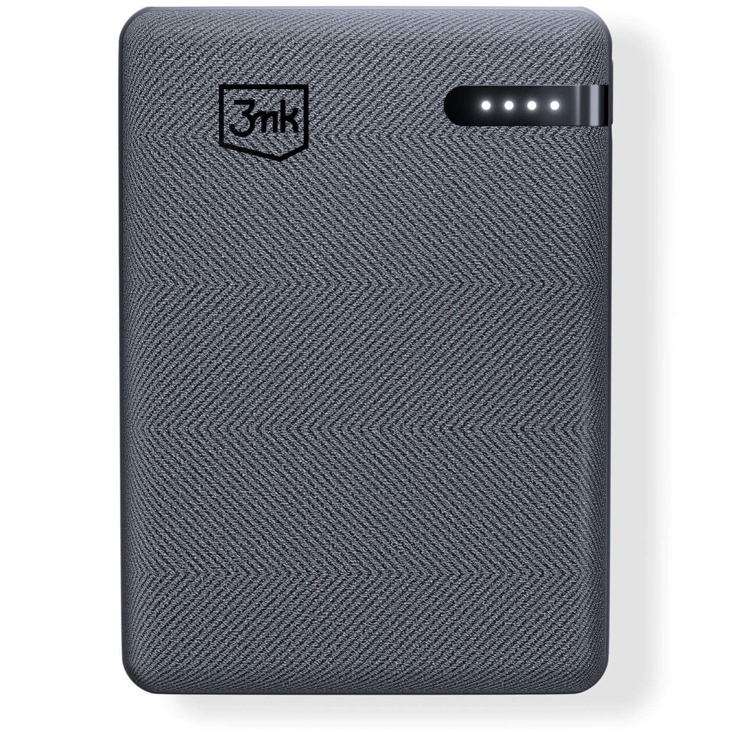 Baterie Externa 3MK Pocket, 5000mAh, 12W, 1 x USB-C, Gri