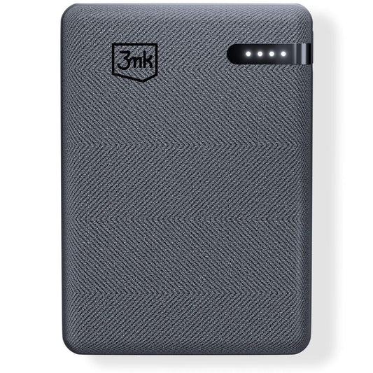 Baterie Externa 3MK Pocket, 5000mAh, 12W, 1 x USB-C, Gri