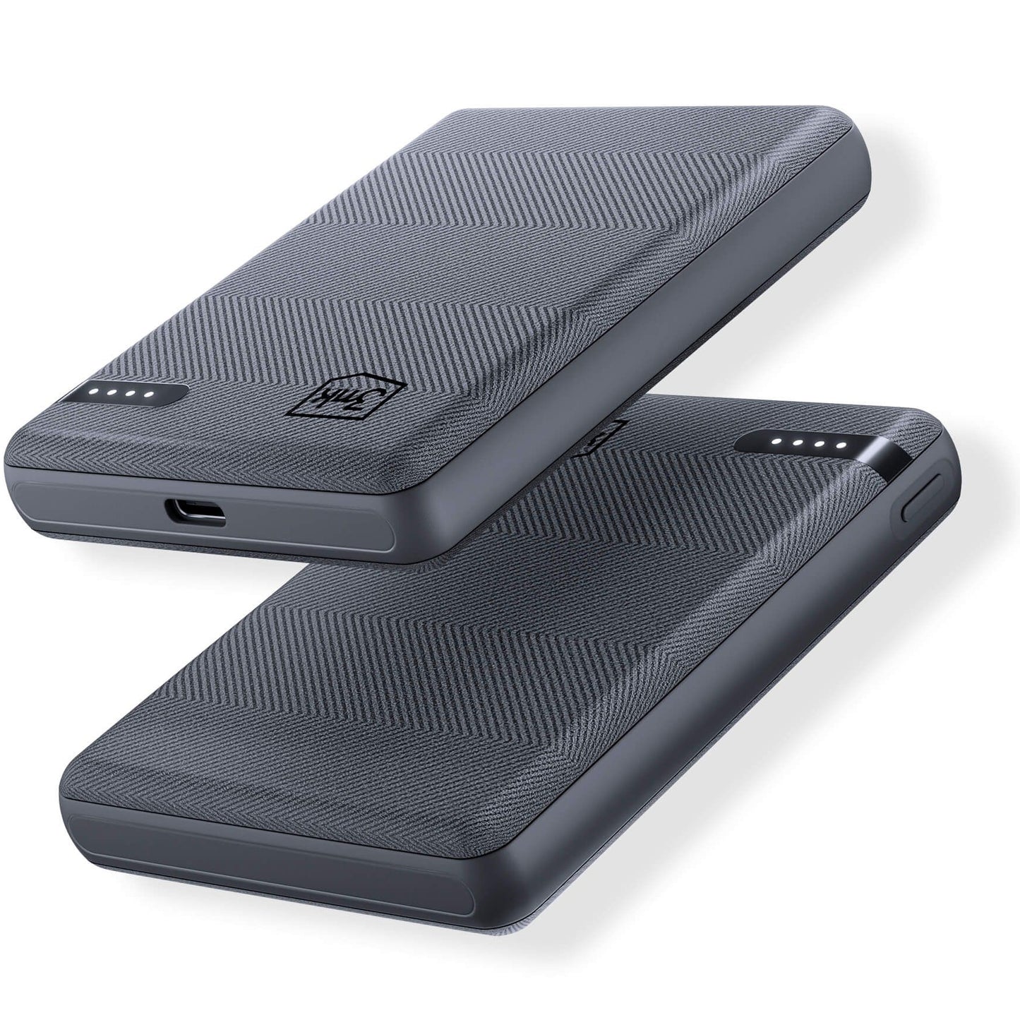 Baterie Externa 3MK Pocket, 5000mAh, 12W, 1 x USB-C, Gri