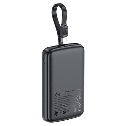 Baterie Externa Acefast M13, 10000mAh, 22.5W, QC + PD, 1 x USB-A - 2 x USB-C, Neagra