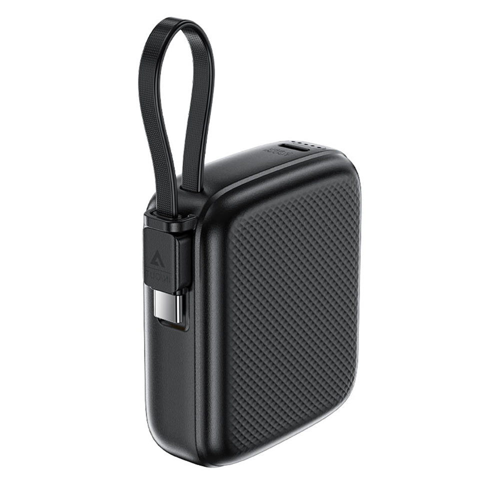 Baterie Externa Acefast M15, 10000mAh, 20W, PD, 2 x USB-C, Neagra