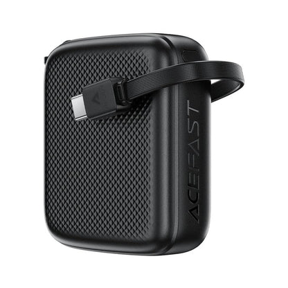 Baterie Externa Acefast M15, 10000mAh, 20W, PD, 2 x USB-C, Neagra