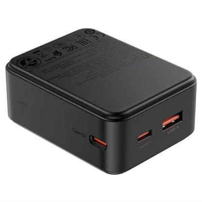 Baterie Externa Acefast M28, 10000mAh, 22.5W, QC + PD , 1 x USB-A - 2 x USB-C, Neagra