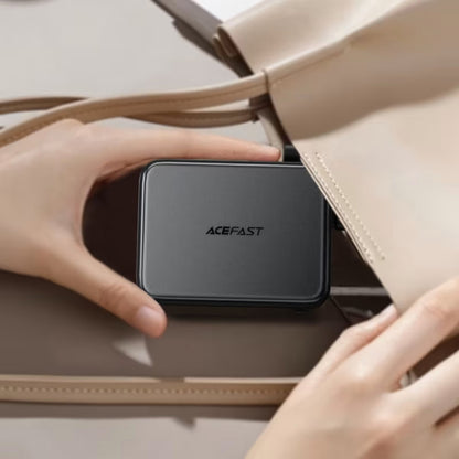 Baterie Externa Acefast M28, 10000mAh, 22.5W, QC + PD , 1 x USB-A - 2 x USB-C, Neagra