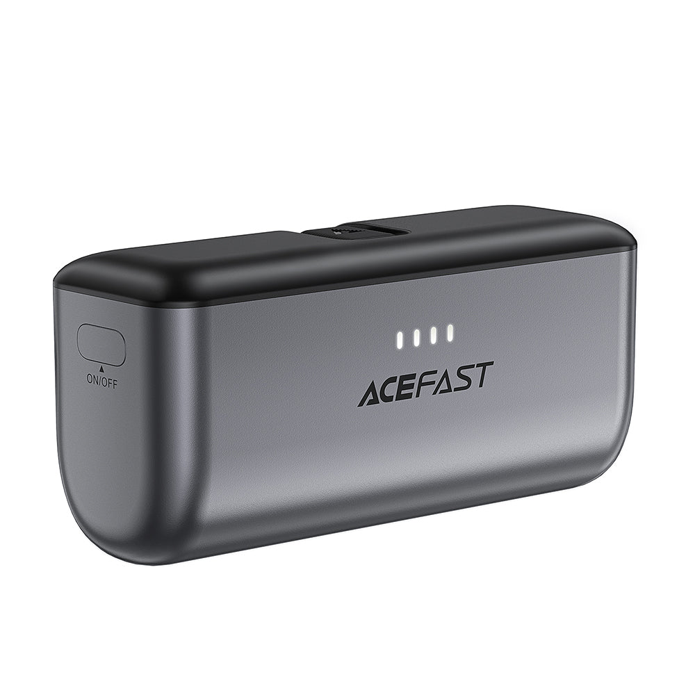 Baterie Externa Acefast M9, 5000mAh, 20W, PD , 2 x USB-C, Neagra