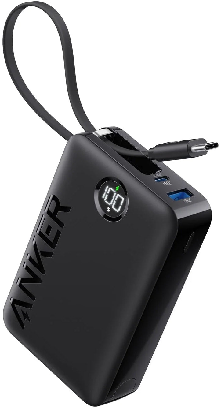Baterie Externa Anker PowerCore 335, 20000mAh, 22.5W, QC + PD, 1 x USB-A - 2 x USB-C, Neagra A1647G11