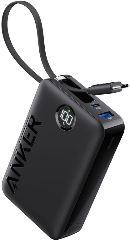 Baterie Externa Anker PowerCore 335, 20000mAh, 22.5W, QC + PD, 1 x USB-A - 2 x USB-C, Neagra A1647G11