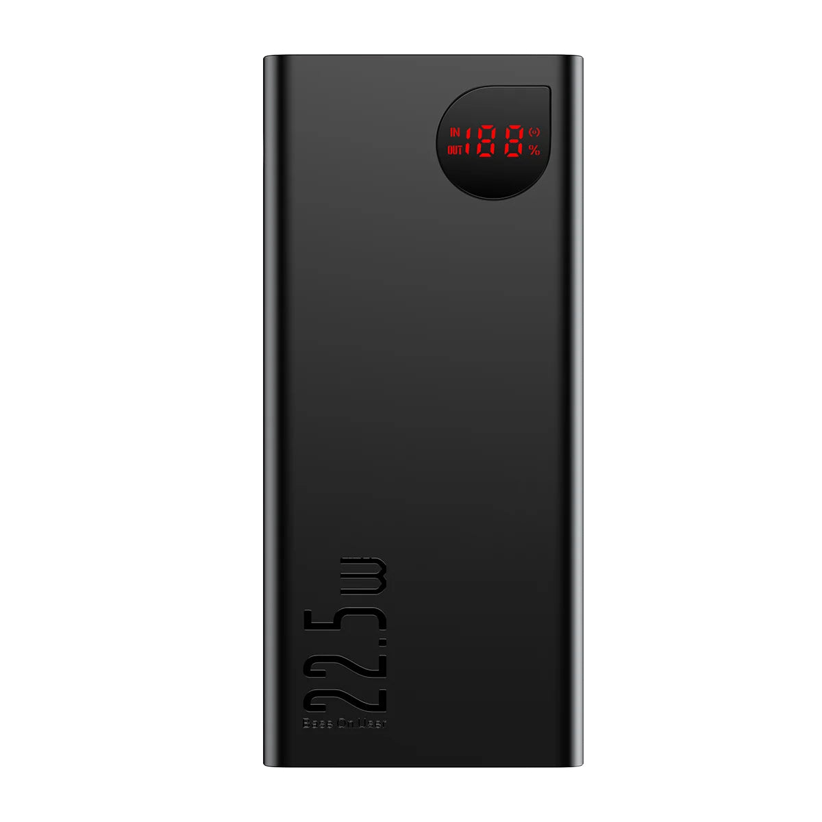Baterie Externa Baseus Adaman, 40000mAh, 22.5W, QC + PD, 1 x USB-C - 3 x USB-A, Neagra