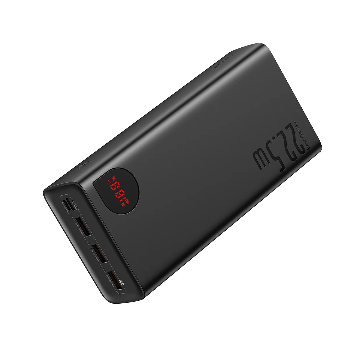 Baterie Externa Baseus Adaman, 40000mAh, 22.5W, QC + PD, 1 x USB-C - 3 x USB-A, Neagra