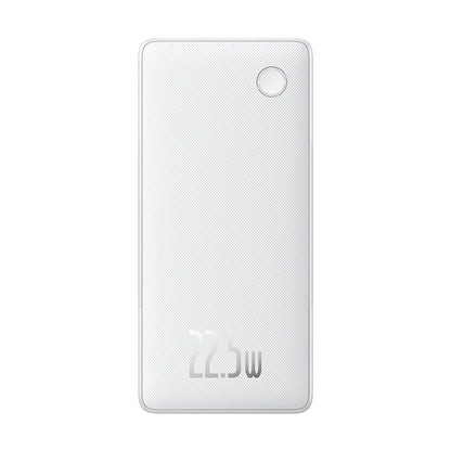 Baterie Externa Baseus Airpow Lite, 10000mAh, 22.5W, QC + PD, 1 x Lightning - 1 x USB-A - 2 x USB-C, Alba P10067501213-00