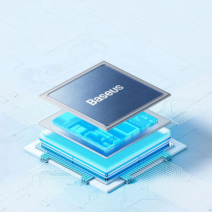 Baterie Externa Baseus Airpow, 10000mAh, 20W, QC + PD, 1 x USB-A - 1 x USB-C, Alba