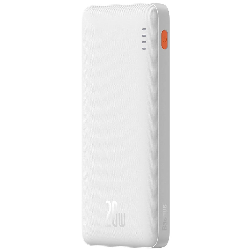 Baterie Externa Baseus Airpow, 10000mAh, 20W, QC + PD, 1 x USB-A - 1 x USB-C, Alba