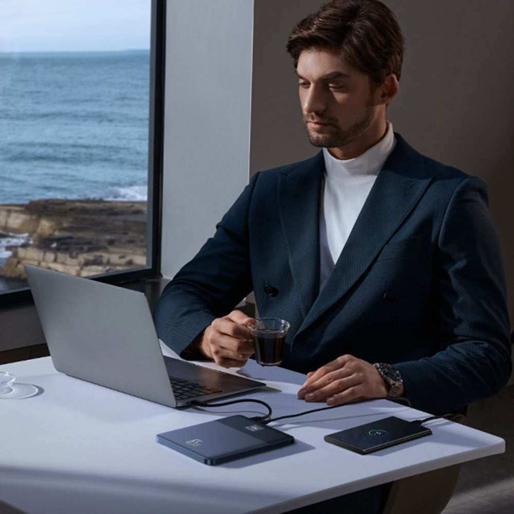 Baterie Externa Baseus Blade 2, 12000mAh, 65W, PD, 2 x USB-C, Portocalie P10063801733-00