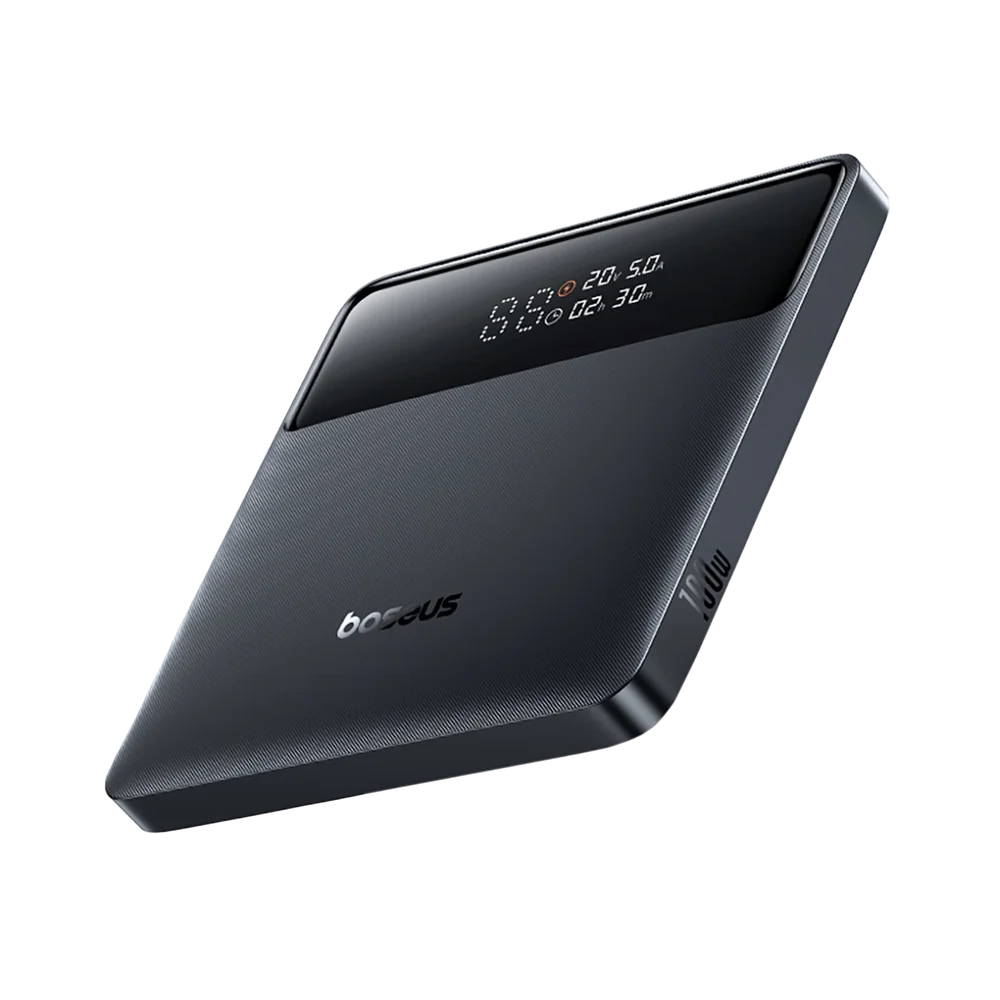 Baterie Externa Baseus Blade H1, 20000mAh, 100W, QC + PD, 2 x USB-A - 2 x USB-C, Neagra