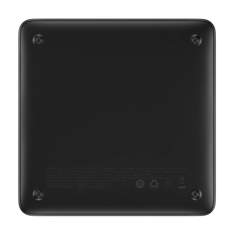 Baterie Externa Baseus Blade HD, 20000mAh, 100W, QC + PD, 2 x USB-A - 2 x USB-C, Neagra PPBL000301