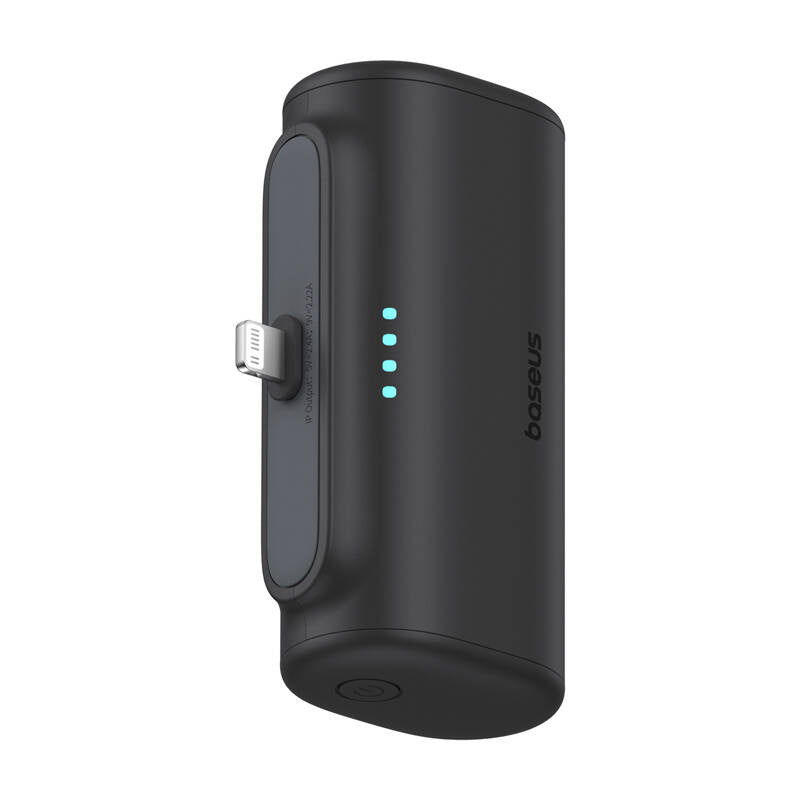 Baterie Externa Baseus Compact, 5000mAh, 20W, PD, 1 x Lightning - 1 x USB-C, Neagra P10068307113-00