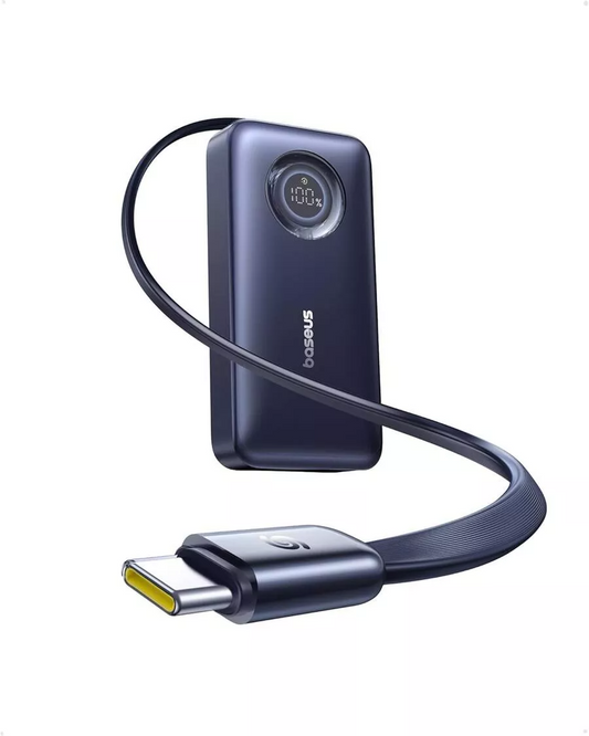 Baterie Externa Baseus EnerCore CR11, 10000mAh, 45W, PD, 2 x USB-C, Neagra E0027G01