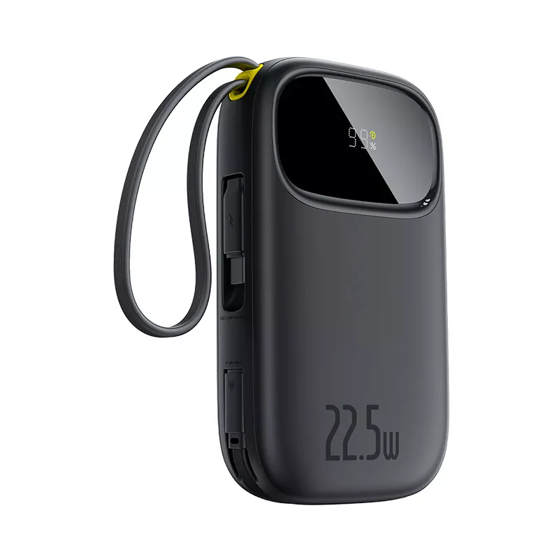 Baterie Externa Baseus EnerFill FC31, 20000mAh, 22.5W, QC + PD, 1 x Lightning - 1 x USB-A - 2 x USB-C, Neagra P10082107123-00