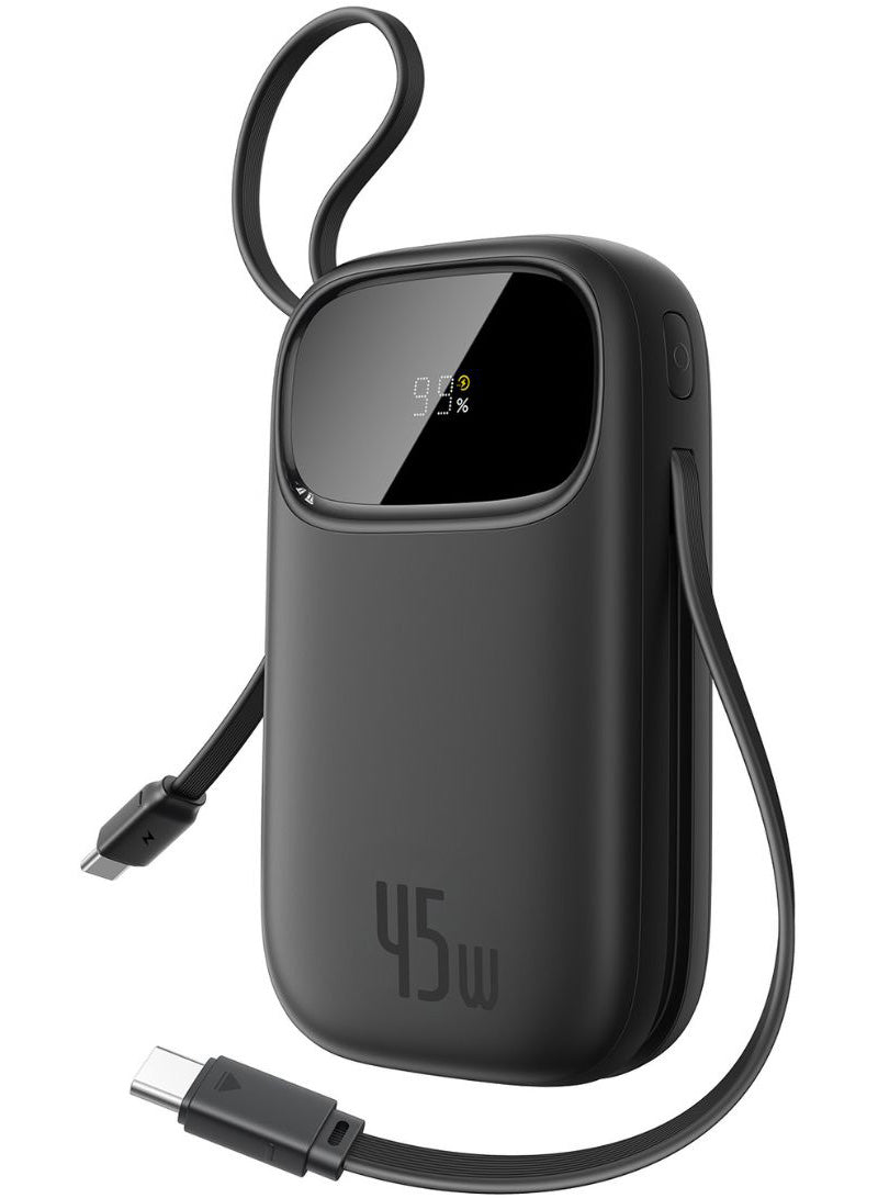 Baterie Externa Baseus EnerFill FC31 Qpow 3, 10000mAh, 45W, QC + PD, 1 x USB-A - 3 x USB-C, Neagra P10082102123-00