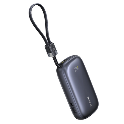 Baterie Externa Baseus EnerFill FC21 QPow 3 Ultra, 20000mAh, 45W, QC + PD, 1 x USB-A - 1 x USB-C, Neagra E0027P00