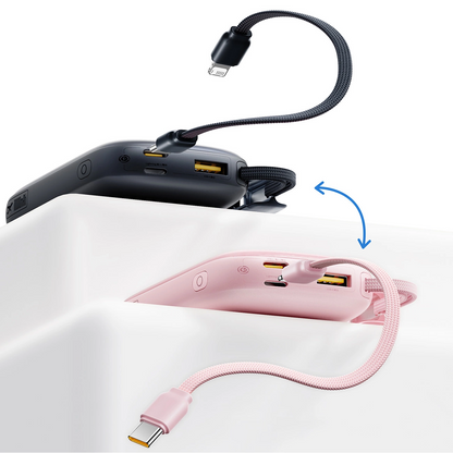 Baterie Externa Baseus EnerFill FC21 QPow 3 Ultra, 10000mAh, 22.5W, QC + PD, 1 x USB-A - 1 x USB-C, Neagra