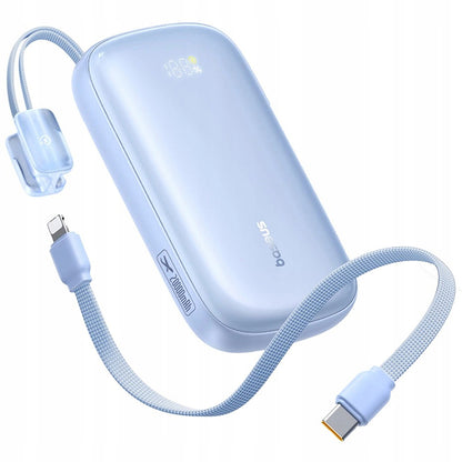 Baterie Externa Baseus EnerFill FC21 Qpow 3 Ultra, 10000mAh, 22.5W, QC + PD, 1 x USB-A - 1 x USB-C, Albastra E0027L03