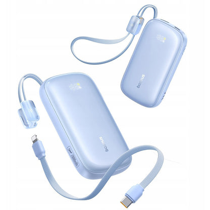 Baterie Externa Baseus EnerFill FC21 Qpow 3 Ultra, 10000mAh, 22.5W, QC + PD, 1 x USB-A - 1 x USB-C, Albastra E0027L03
