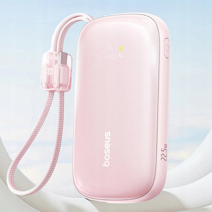 Baterie Externa Baseus EnerFill FC21 Qpow 3 Ultra, 10000mAh, 45W, QC + PD, 1 x USB-A - 1 x USB-C, Roz E0027Q02