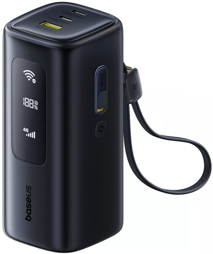 Baterie Externa Baseus EnerGeek GX11, 20000mAh, 67W, QC + PD, 1 x USB-A - 2 x USB-C, Neagra E0025701