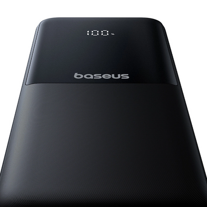 Baterie Externa Baseus Lipow, 10000mAh, 22.5W, QC + PD, 1 x Lightning - 1 x USB-A - 2 x USB-C, Neagra P10079101123-00