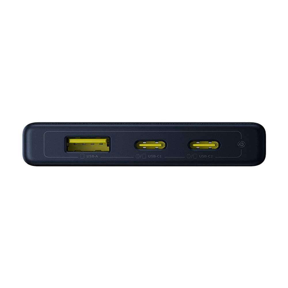 Baterie Externa Baseus PicoGo, 10000mAh, 20W, QC + PD, 1 x USB-A - 2 x USB-C, Neagra P10076801123-00